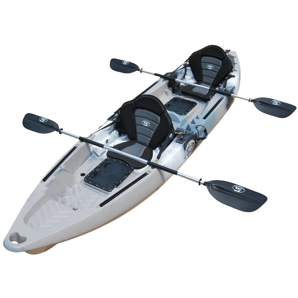 A Brooklyn tandem kayak rental at Lago Mar in Houston, Texas, specifically Texas City, Texas.